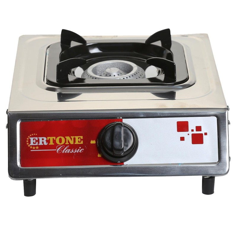 Minigaz Ertone MN201, 1 Arzator, Aprindere automata, Inox