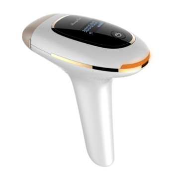 Epilator IPL Hausberg HB-90, 300.000 impulsuri, Ecran LCD, Lungime unda 550-1200nm