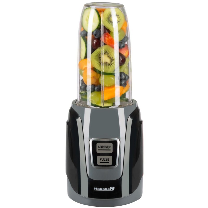 Blender Hausberg HB-7675NG Negru,Putere 1000W, Capacitate 1000ml, motor de cupru