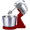 Mixer Cu Bol HAUSBERG HB-3551RS, 7 viteze, putere 250W, BOL DIN INOX DE 2L, Rosu