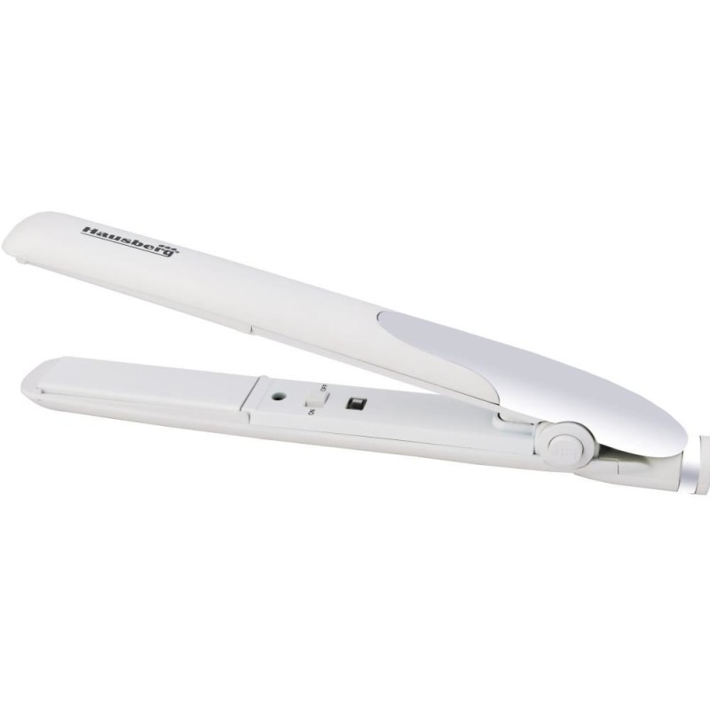 Placa de par 2 in 1 pentru ondulare si indreptare, Putere 30W, Hausberg HB32GR, Incalzire rapida, Gri