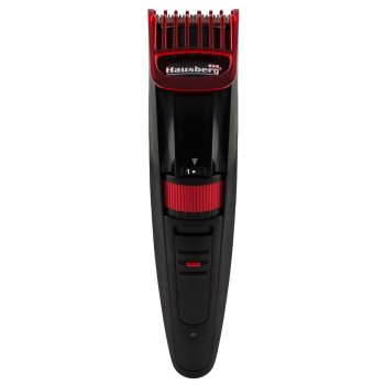 Masina de tuns Hausberg HB-66RS, Reincarcabila, Lame detasabile, Pieptene ajustabil, Rosu