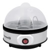 Fierbator Electric pentru Oua , 350 W, Capacitate 7 Oua, Cronometru, Inox + Plastic, Hausberg HB2215