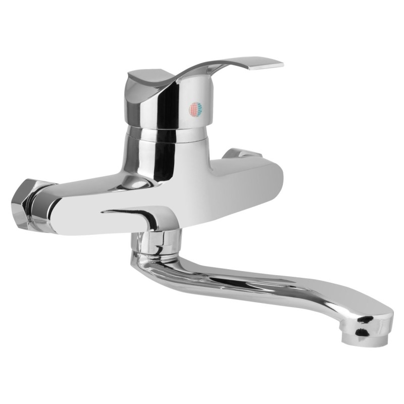 Baterie pentru perete Sanitec SN0008, monocomanda, material zinc