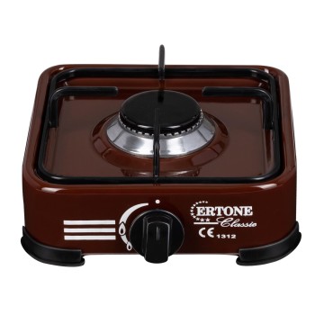 Minigaz emailat, Ertone MN206M, , 1 arzator, aprindere automata, maro