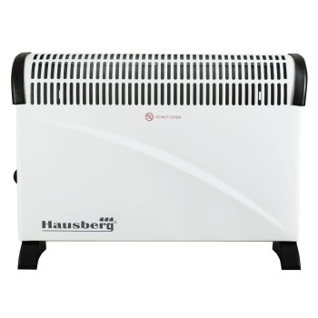 Convector electric Hausberg HB 8201, 2000 W, 3 nivele de putere, termostat reglabil, functie turbo