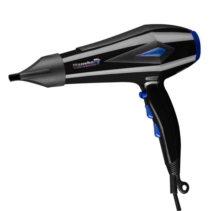 Uscator par profesional ,Hausberg HB28, Putere 2400W,Doua trepte de viteza, 3 trepte de caldura,Ionic