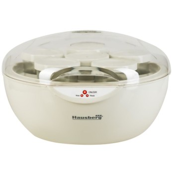 Aparat de Preparat Iaurt Hausberg HB2193, 35 W, 5 cup x 150 ml , Termostat
