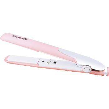 Placa de par 2 in 1 pentru ondulare, si indreptare, Hausberg HB32RZ, Putere 30W, Incalzire rapida, Roz