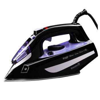 Fier de calcat HAUSBERG HB-7842MV, 2300W, rezervor apa 300ml, abur 18g/min, talpa ceramica, autocuratare, pulverizare, Mov