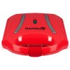 Sandwich-maker Hausberg HB-3535RS, 800 W, rosu, model grill