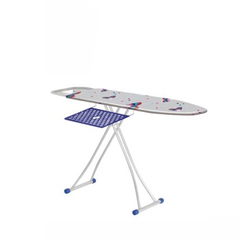 Masa de calcat Maestro G113M, priza incorporabila, suport rufe calcate, suport pentru fierul de catcat, 115 x 90 x 43 cm