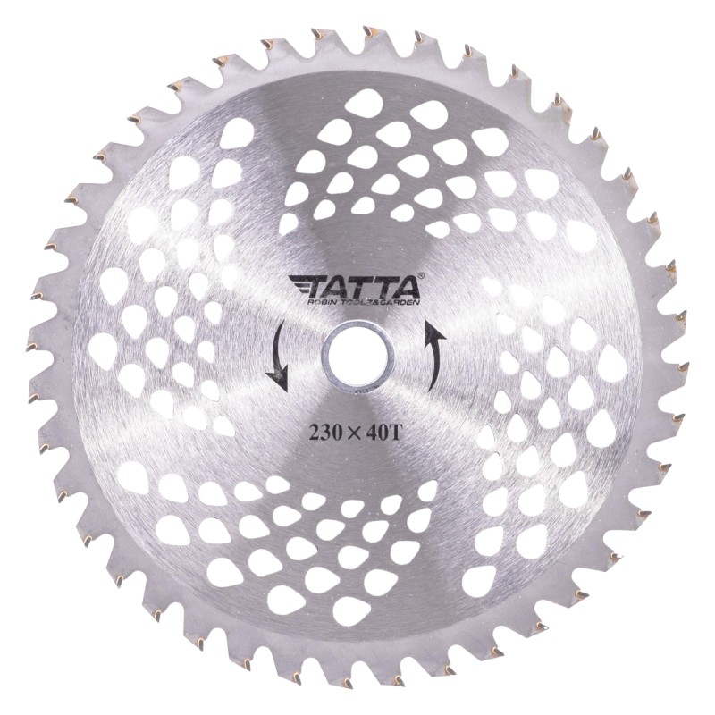 Disc motocoasa circular Tatta TT-1001, dinti vidia, 230x40T, pentru iarba