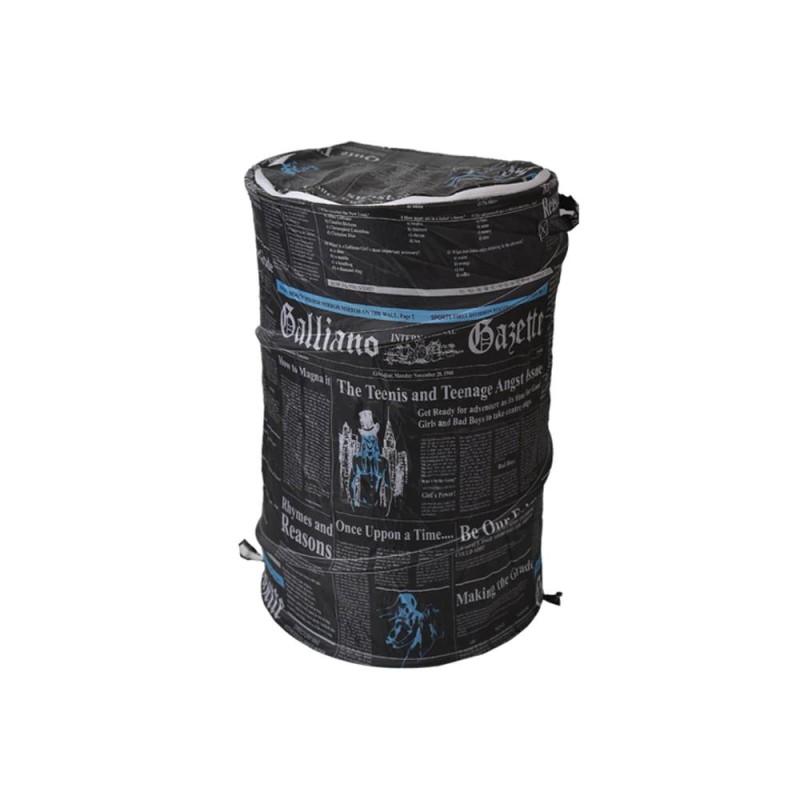 Cos pentru rufe pliabil din panza Ertone MN003, Capacitate 1.28 litri, ideal pentru rufe si jucarii