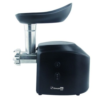 Masina de tocat carne electrica HAUSBERG HB-3400, 800W, cutit inox, picioare antialunecare, Negru