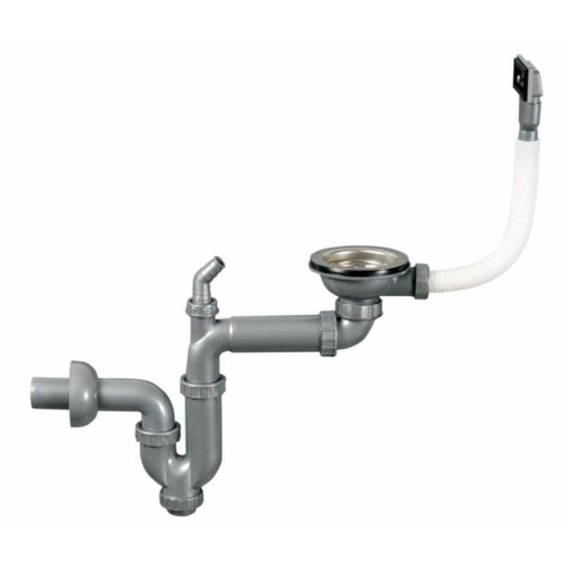 Sistem scurgere chiuveta Sanitec Q90 SN-046, racord cu preaplin