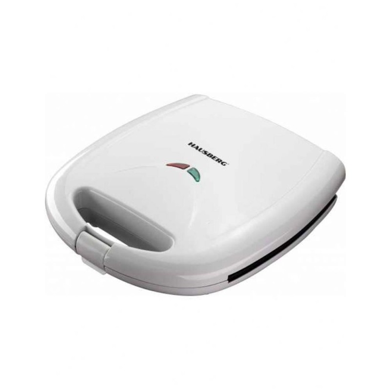 Sandwich Maker Hausberg HB-3522AB, 1200 W , culoare alb, avertizare led, model grill