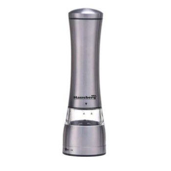 Rasnita sare/piper Hausberg HB-H7600, Manuala, corp din inox 22 cm