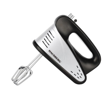 Mixer de mana Hausberg HB-4210NG, 300 W, 5 viteze, Negru/Gri