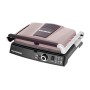 Grill electric Hausberg HB633GO, 2000-2200 W, placi antiaderente, suprafata de gatire 30x24.5 cm, termostat, Rose Gold
