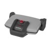Sandwich-maker Hausberg HB631GR, 1600-1800W, Placi antiaderente, Gri/Inox