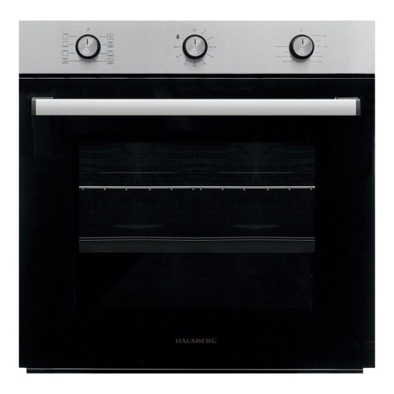 Pachet incorporabil Cuptor electric Hausberg HB-8053IN, Clasa A, 71L, 2225W, Negru/Inox, Plita Incorporabila HB-555, 4 arzatoare, Gaz, Inox, Hota incorporabila telescopica HB-1280, Putere de absorbtie 280 m3/h, 1 motor, 60 cm, Alb