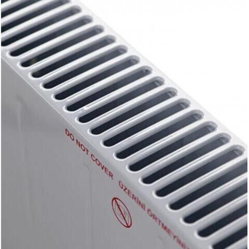Convector electric Kumtel Luxell C2947, 2500W, Termostat reglabil, sistem de siguranta, silentios, Alb