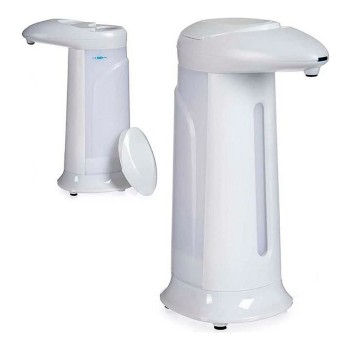 Dozator de sapun automat cu senzor, 340 ml, plastic rezistent, 4 baterii AAA, 1.5V inclus, Alb