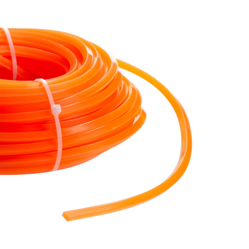 Fir patrat din nylon pentru trimmer TATTA TT-2002, grosime 2.4mm, lungime 15m