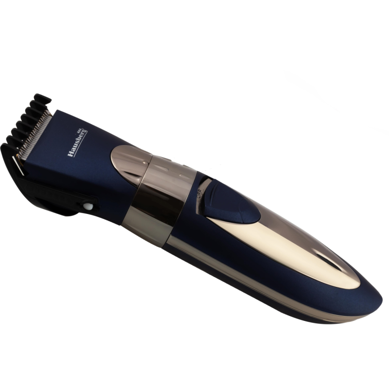 Masina de tuns reincarcabila HAUSBERG HB-64BL cu adaptor, Bleu/Auriu