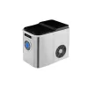 Aparat de preparat gheata HAUSBERG HB-6020, capacitate vas apa 2.2 litri, productie cuburi gheata 12 kg / 24 ore, capacitate de stocare 0.8 kg, posibilitate selectare dimensiune cuburi, argintiu