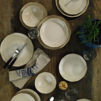 Serviciu de masa Color-X, 24 piese, 6 persoane, portelan, scortisoara, kutahya porselen