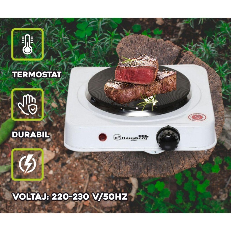 Plita electrica Ertone MN100AB, 1000 W, 1 arzator