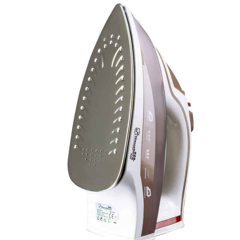 Fier de calcat Hausberg HB-7831MR, talpa inox, 2200W, maro