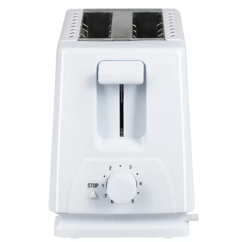 Prajitor de paine HAUSBERG HB-150AB, 750W, 7 setari, 2 felii, oprire automata, picioare anti-alunecare, Alb
