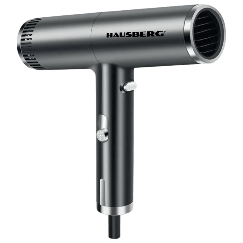 Uscator de par HAUSBERG HB-261GR, 1200W, 2 viteze, 3 trepte de incalzire, gri