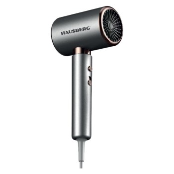 Uscator de par HAUSBERG HB-262GR, 2000W, 2 viteze, 4 trepte de incalzire, gri