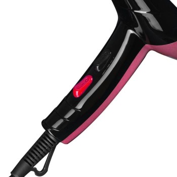 Uscator de par Hausberg HB-26RS, Putere 2000-2400W, 2 trepte de viteza, Negru-Roz