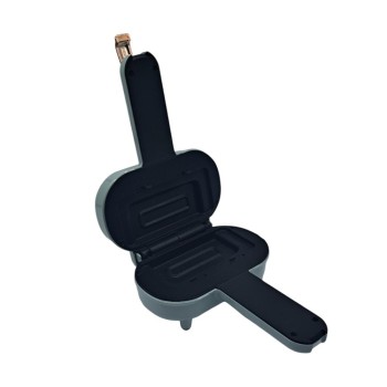 Aparat electric pentru placinta HAUSBERG HB-3564, 550-650W, Placa de incalzire cu doua laturi, Termostat, Adancime 13cm, Bachelita