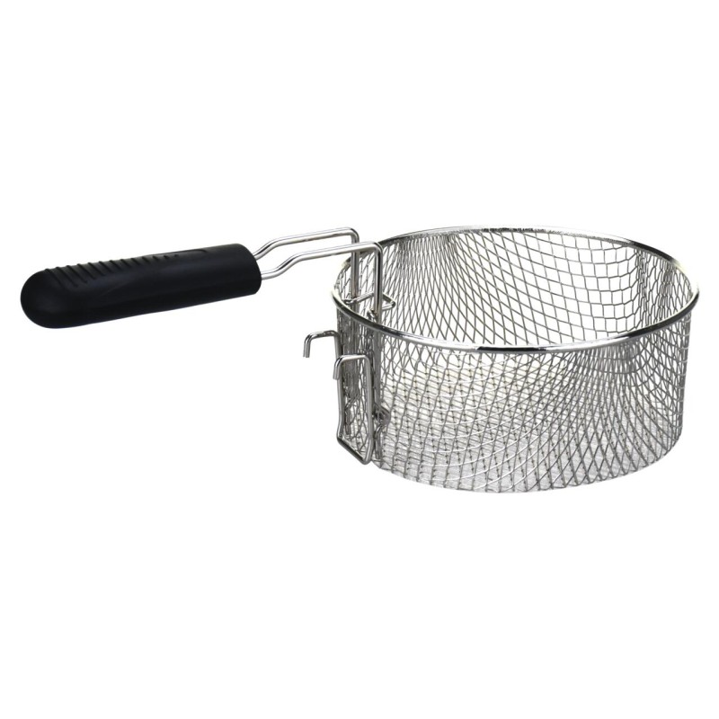 Friteuza HAUSBERG HB-1331NG, 1450 W, 2.5 litri, termostat reglabil 0 - 190 grade C, filtru detasabil din otel inoxidabil, cos cu ulei, protectie supraincalzire, picioare antiderapante, Negru