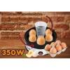 Fierbator Electric pentru Oua , 350 W, Capacitate 7 Oua, Cronometru, Inox + Plastic, Hausberg HB2215