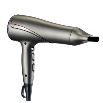 Uscator de par HAUSBERG HB-24GR, 1800 W - 2200 W, 2 viteze, 3 setari temperatura, functie uscare rapida, gri