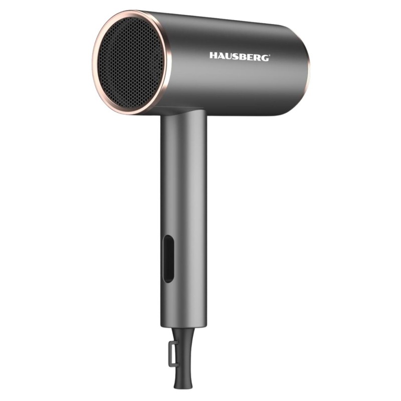 Uscator de par HAUSBERG HB-263GR, 2200W, 2 viteze, 3 trepte de incalzire, gri