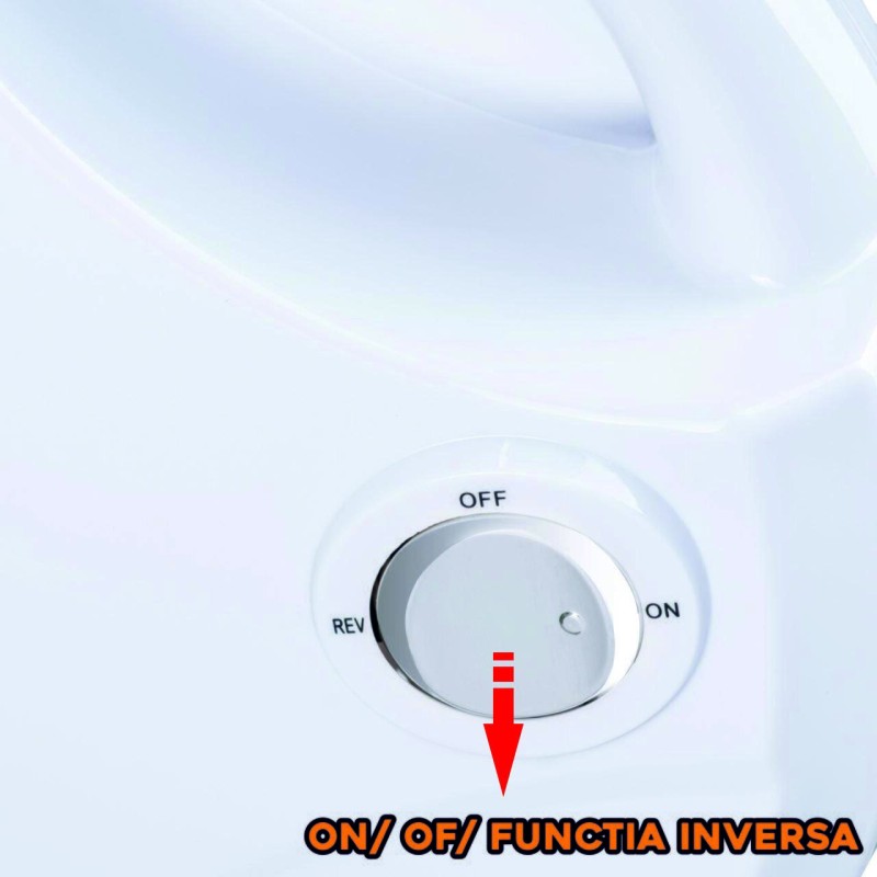 Masina de tocat carne Hausberg HB-3430AB, Inox , 1800 W, motor cupru, Alb