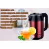 Cana electrica fierbator HAUSBERG HB-3623RS, 1500 - 1800W, capacitate 2.2L, oprire automata, indicator luminous, Rosu-Negru