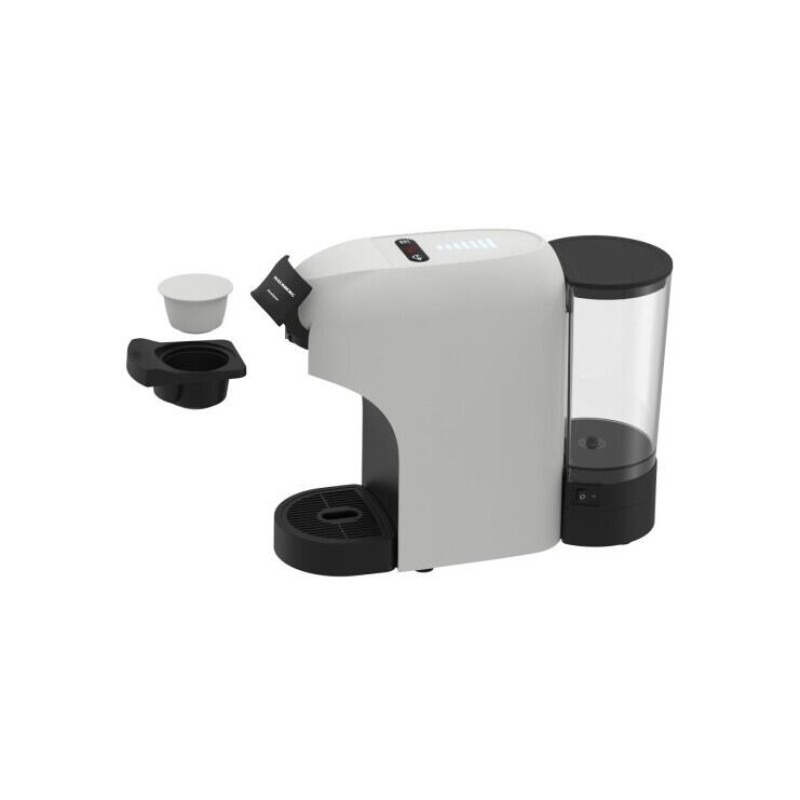 Espressor 4 in 1 Multi-Capsule HAUSBERG HB-3735AB, 1400 W, 20 bari, functie eco, capacitate rezervor 850 ml, Alb-Negru
