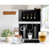 Espressor automat profesional HAUSBERG HB-3770, sistem de lapte LatteGo, 19 bauturi, 19 bar, display digital TFT, filtru AquaClean, rasnita ceramica, optiune cafea macinata, functie MEMO 10 profiluri, Negru