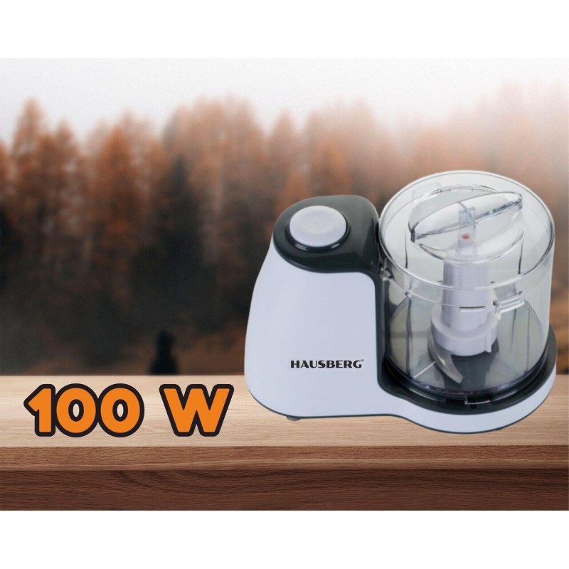 Tocator electric Hausberg HB-4504A, putere 80W, Motor cupru, Alb