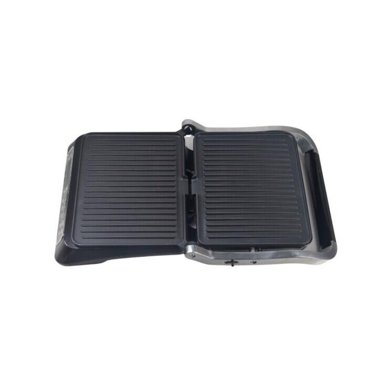 Sandwich maker & grill HAUSBERG HB-538IN, 1850-2200W, Termostat reglabil, Placi acoperite cu granit, Maner din aluminiu, Corp din Inox