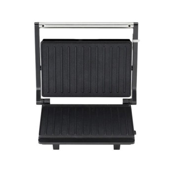 Sandwich maker & grill HAUSBERG HB-539IN, 1100-1300W, Termostat reglabil, Placi acoperite cu granit, Corp din Inox
